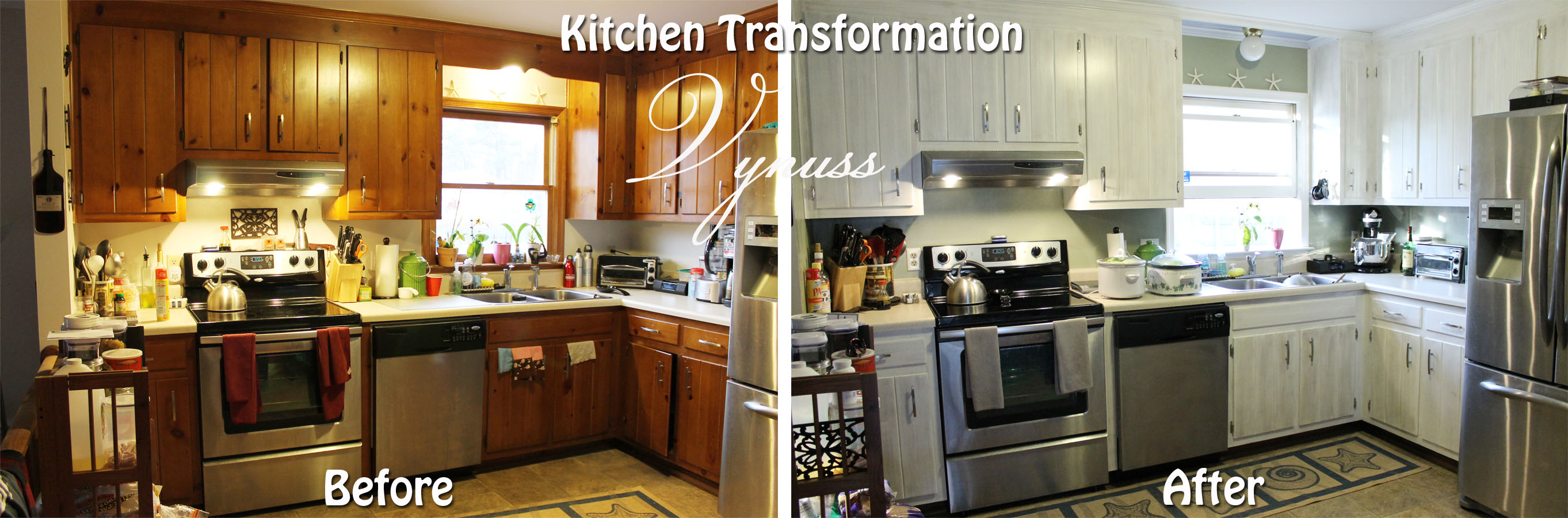 Diy Kitchen Transformation Using Rustoleum Cabinet Transformations